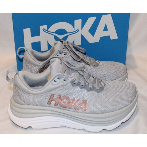 NIB Hoka One Women's Graviota 5 WIDE Running Athletic Sneakers HMRG 5 NIB GRAY‎ - Picture 1 of 7